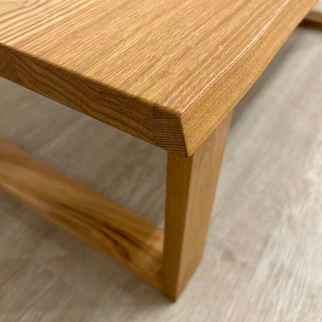 新品☆リビングテーブル センターテーブル 和風モダン 座卓 ローテーブル タモ材