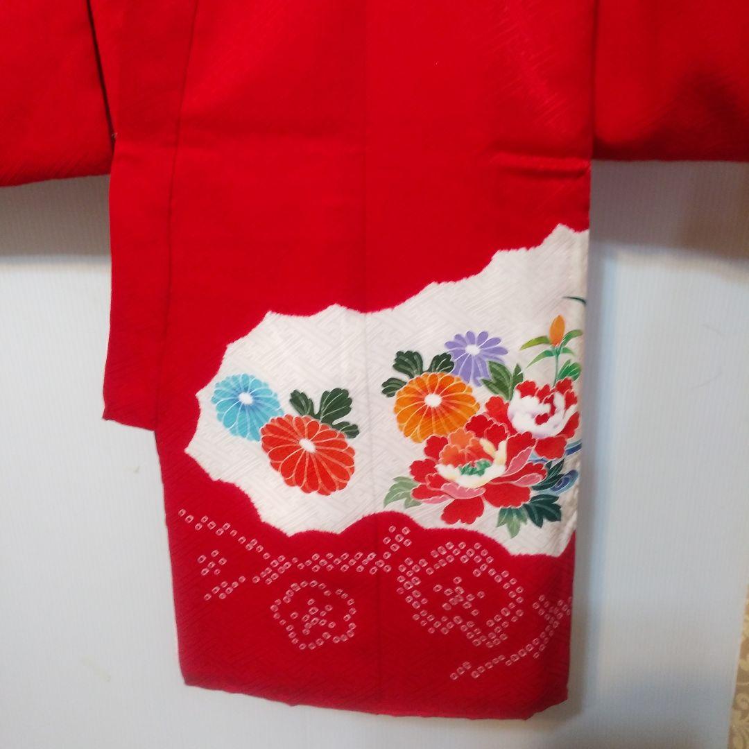 お宮参り着 祝い着 女の子 正絹 長襦袢付き No112