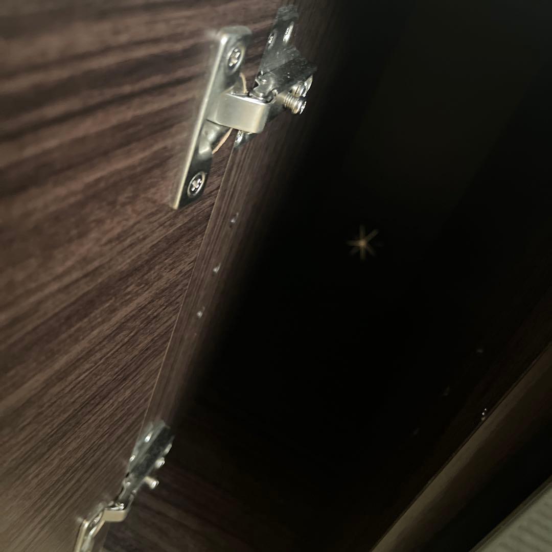 ローボード　テレビ台　ダークブラウン