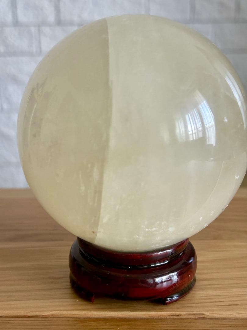 ✨虹入り✨ハニーイエローカルサイト 大玉 約93mm 1.2kg