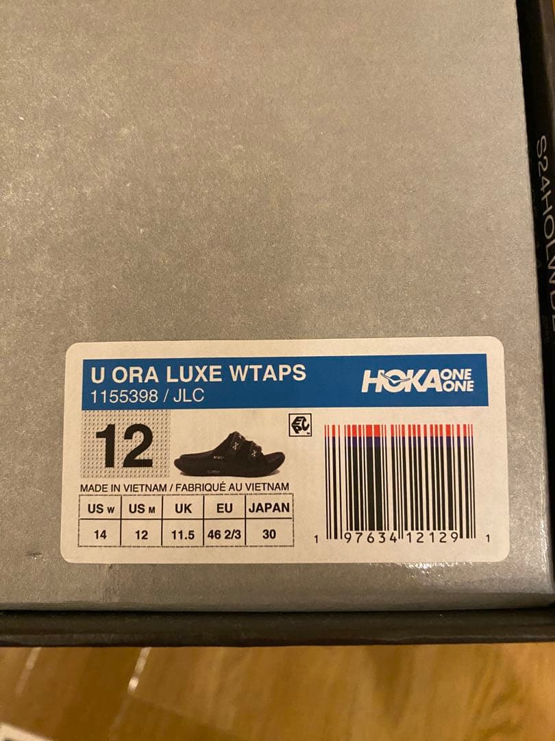 靴 WTAPS HOKA U ORA LUXE 30cm US12