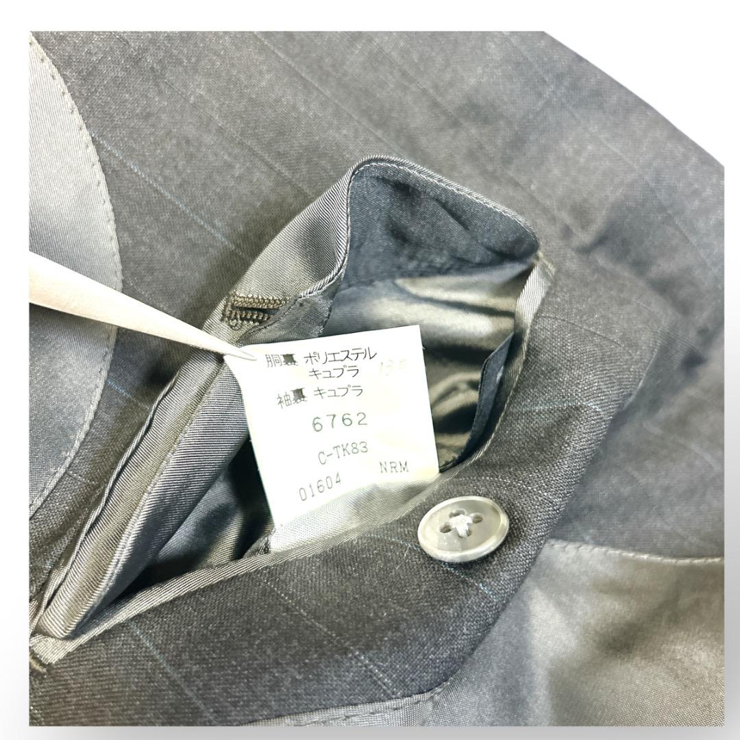 美品✨Burberrys ダブルスーツ セットアップ 千鳥柄 グレー