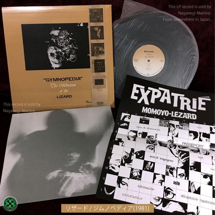 LP 邦楽ロック名盤8枚セット LIZARD EX アナーキー ちわきまゆみ