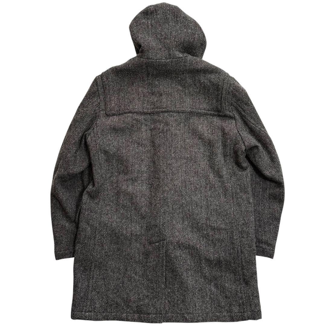 【XLサイズ】ハリスツイード × スコッチハウス ダッフルコート ヘリンボーン