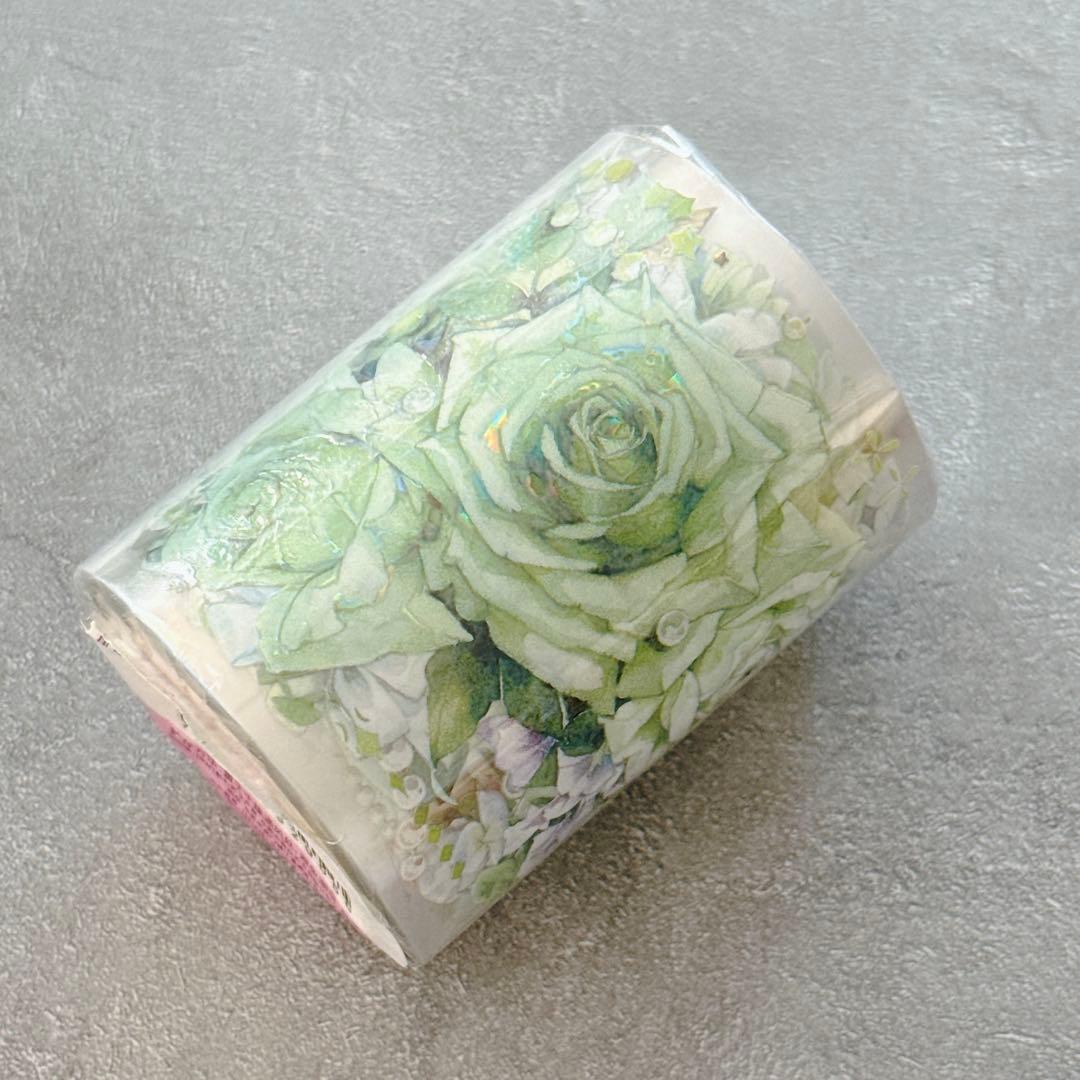 新七天《翡翠慕斯》海外マスキングテープ　マステ 【2574】