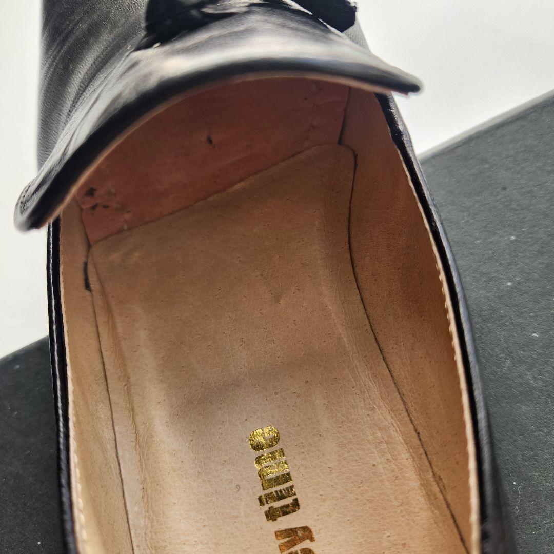 monkey time タッセル付きローファー 黒