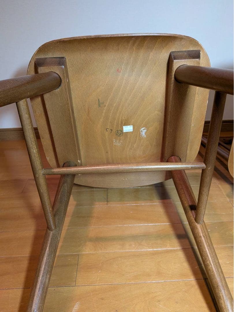 ■送料込■IDAE TON ウィンザーチェア ダイニング イス椅子2脚 木製家具