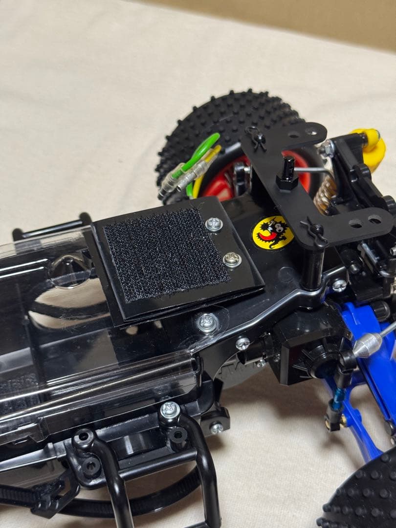 走行僅か必須OP多数装着！タミヤセイントドラゴン2021モーター付属、メカ無し車