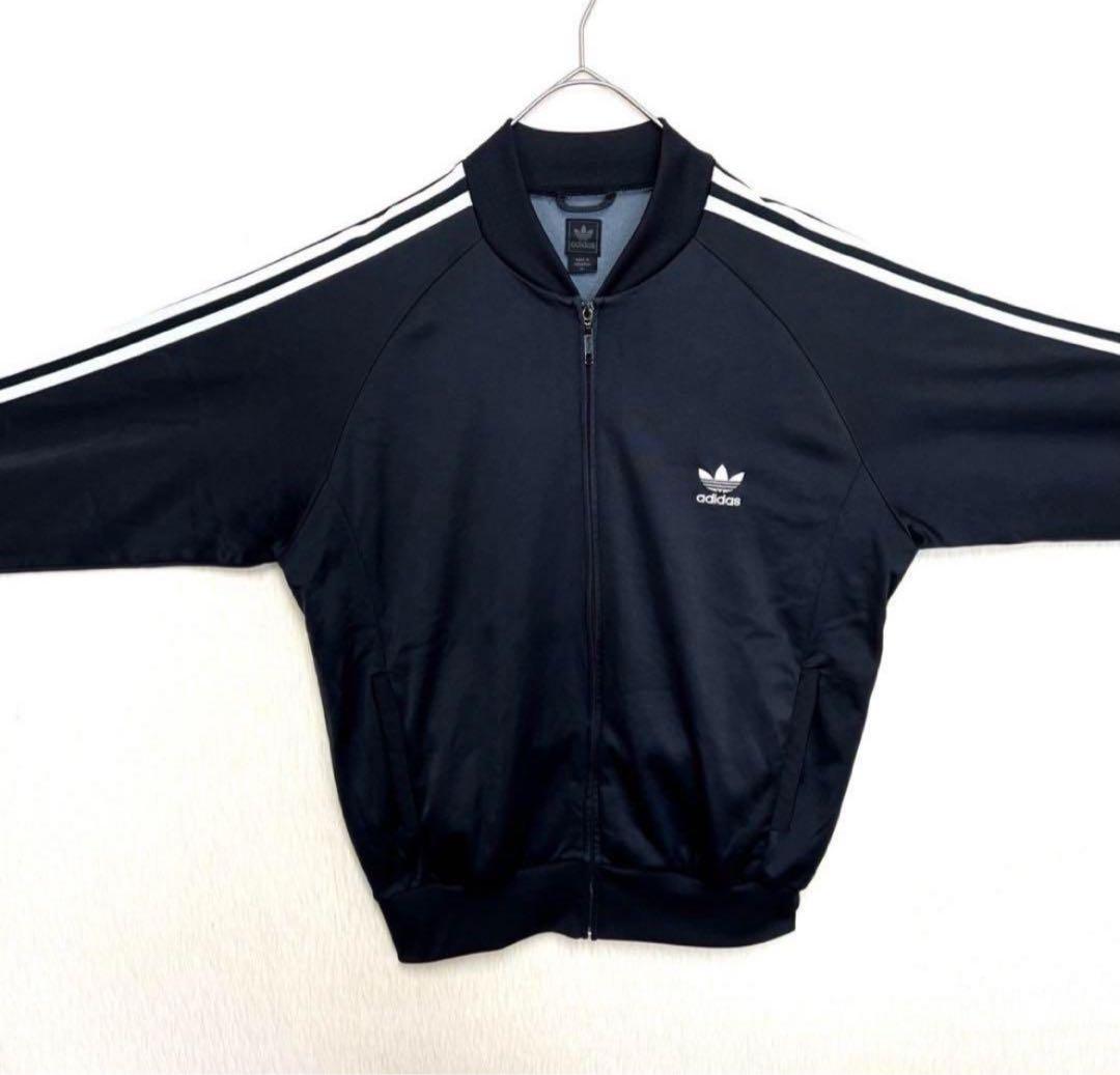 【ビッグサイズ4XO‼️】adidas SSTトラックジャケット黒 小松菜奈 古着