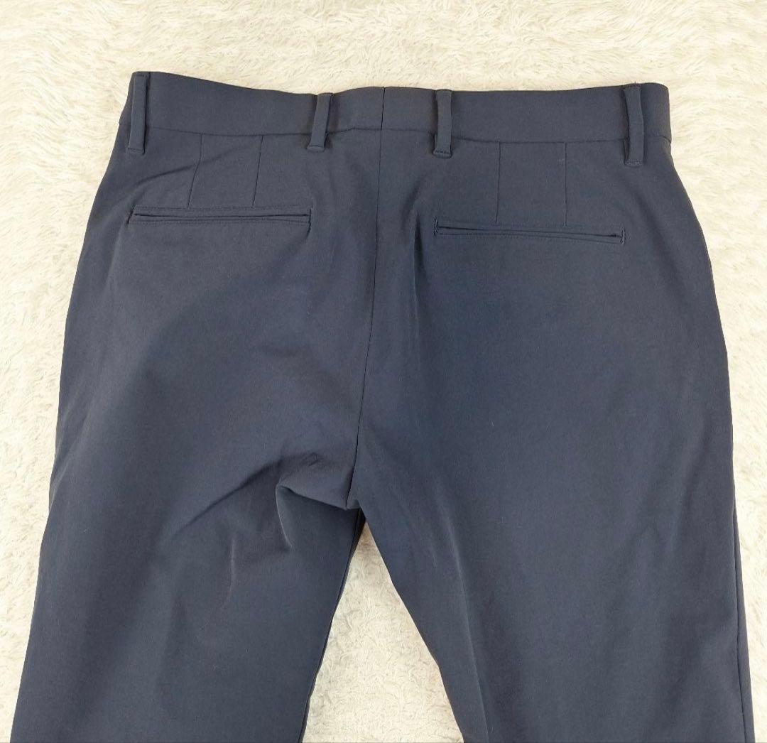 Theory　メンズ　ストレッチスーツ　セットアップ　ネイビー　XL　日本製