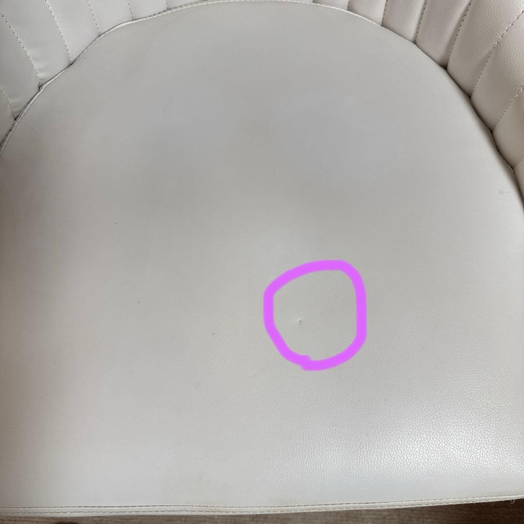 Francfranc リネアチェア ホワイト 白 フランフラン ドレッサー にも