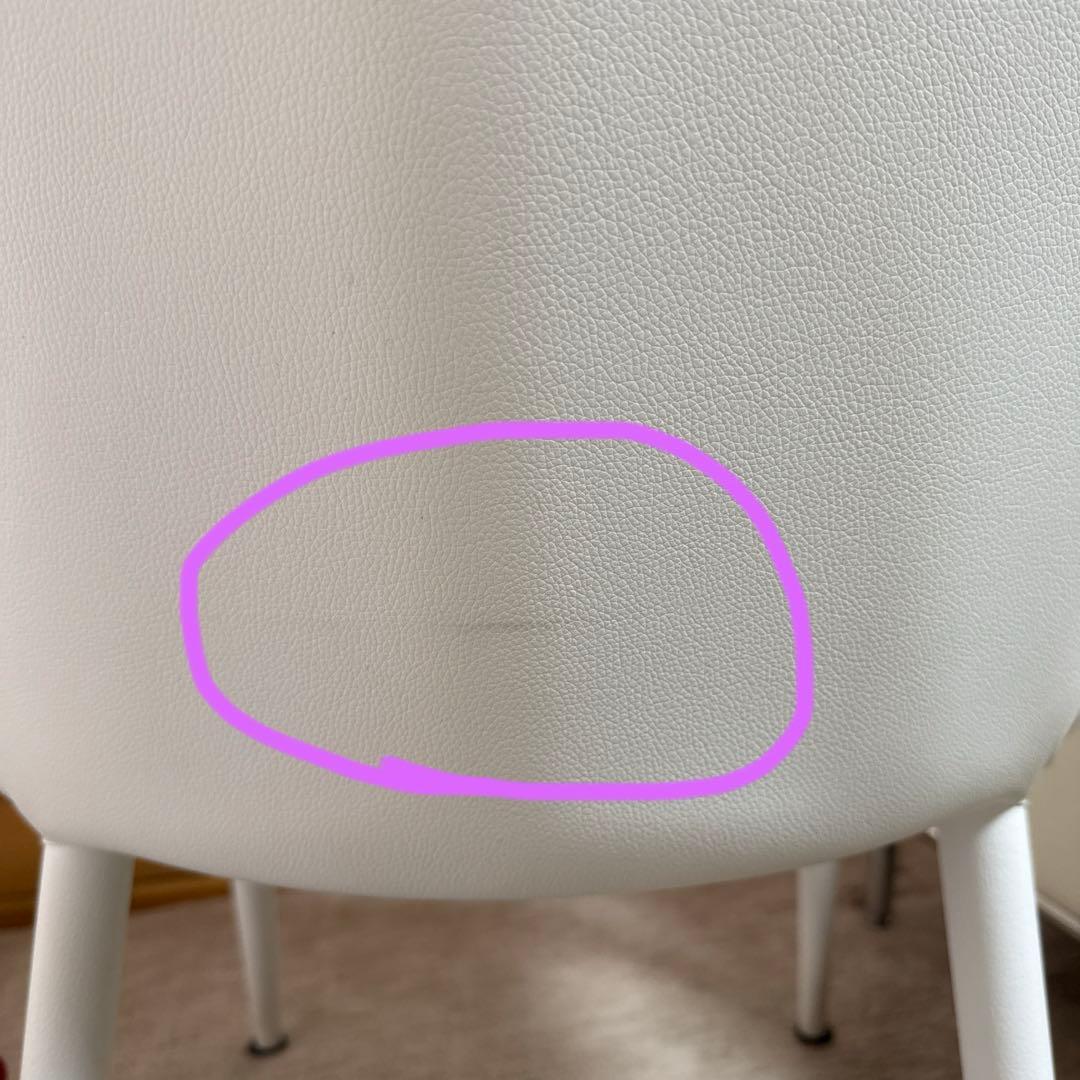 Francfranc リネアチェア ホワイト 白 フランフラン ドレッサー にも