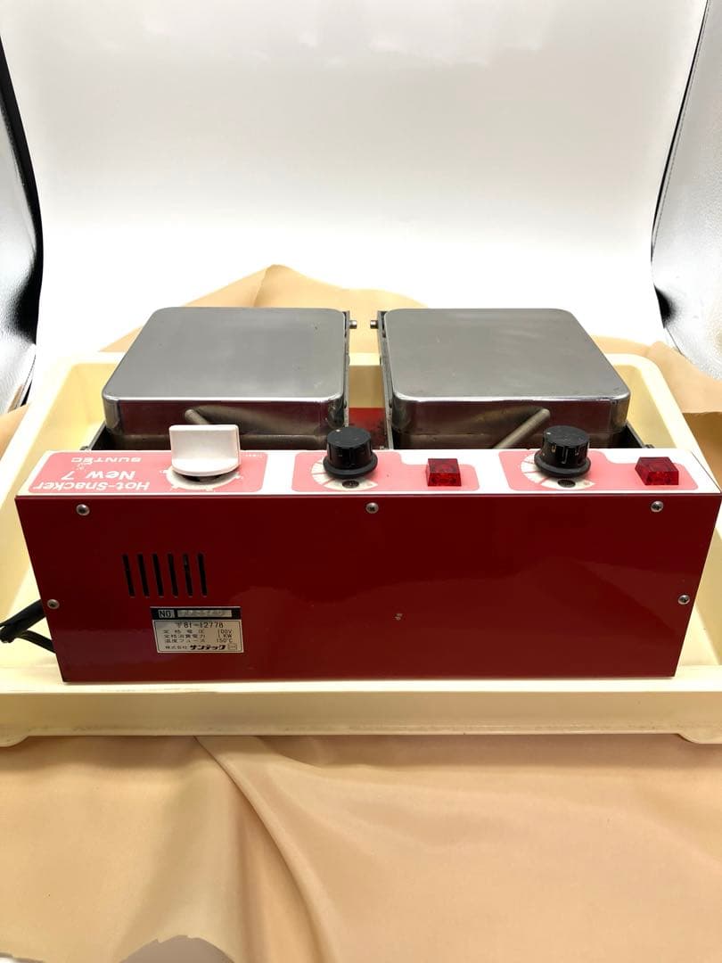 k*m様 動作品　SUNTEC サンテック ホットサンドメーカー ホットスナッカ