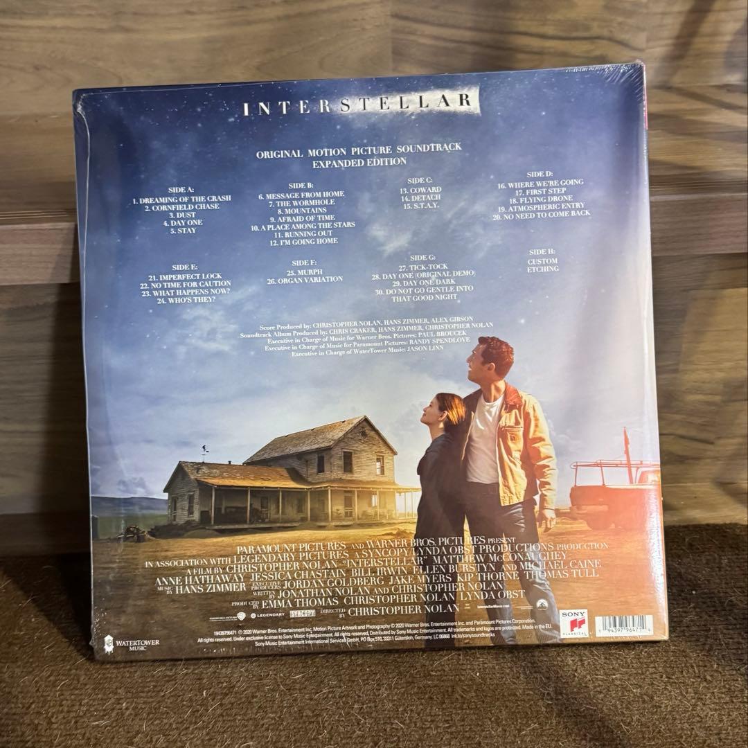 インターステラー サントラ 拡張版 4LP 未開封