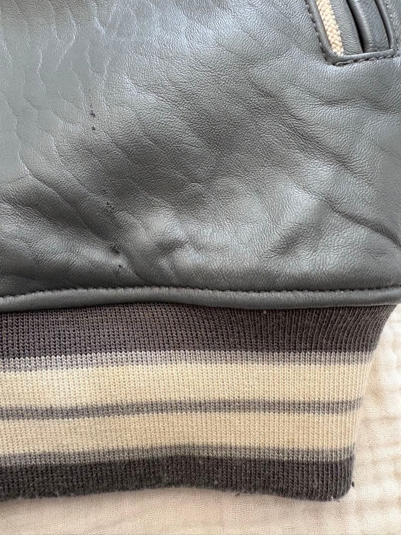 田*稔様 AVIREX Lether Varsity レザー バーシティージャケ