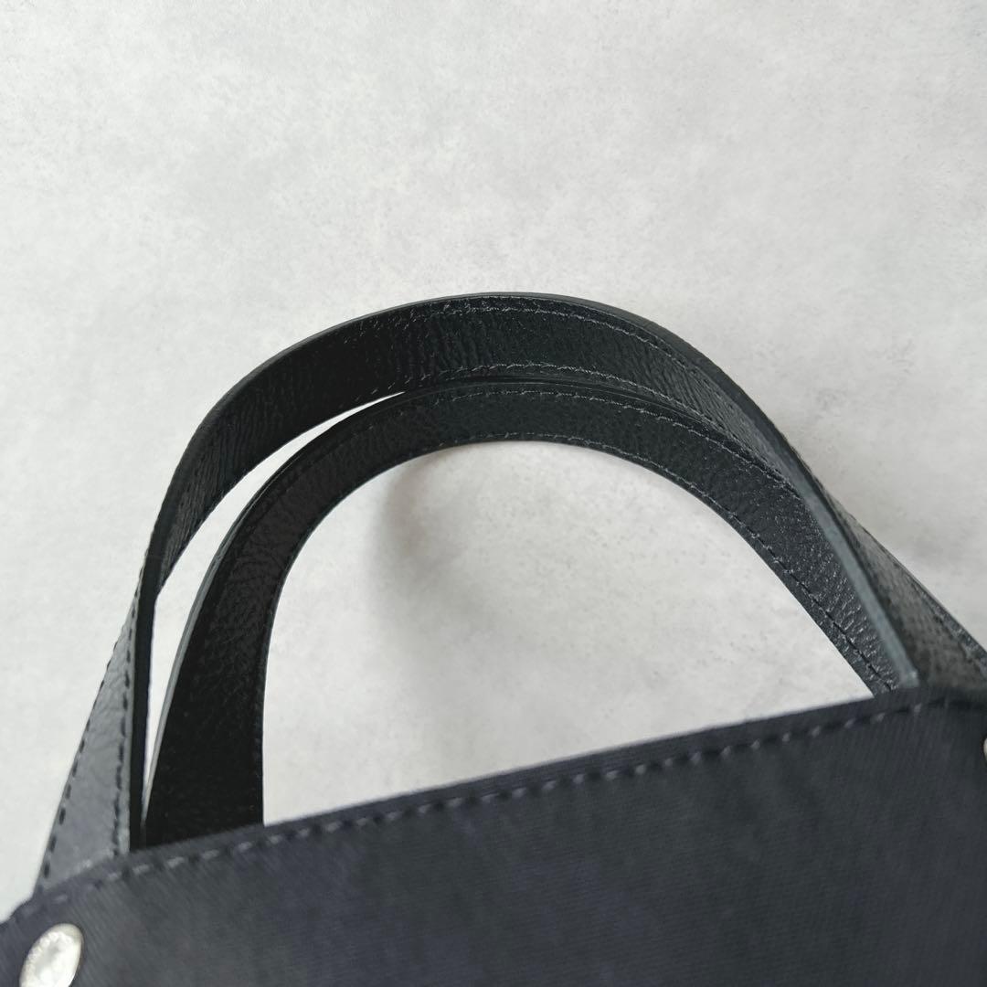 ラシット　ナイロン2WAYトートバッグ　ブラック 黒