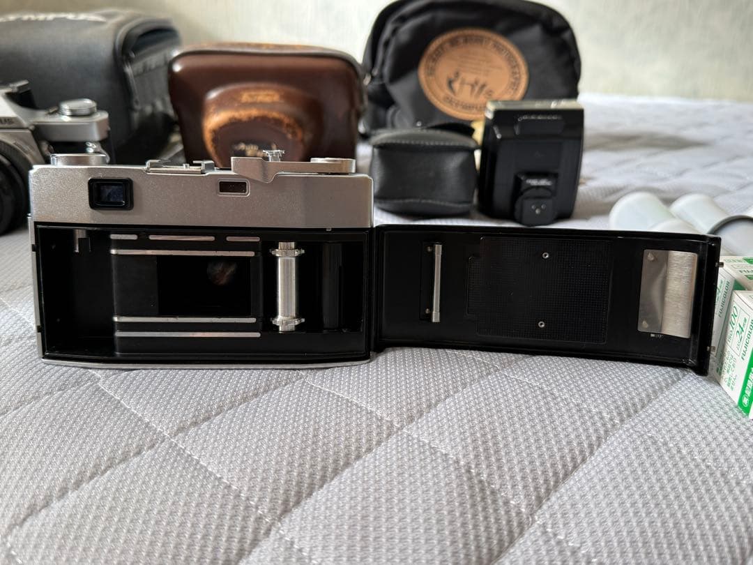 オリンパス　オールド一眼レフ&PEN レンズ　フィルム　ケース　セット