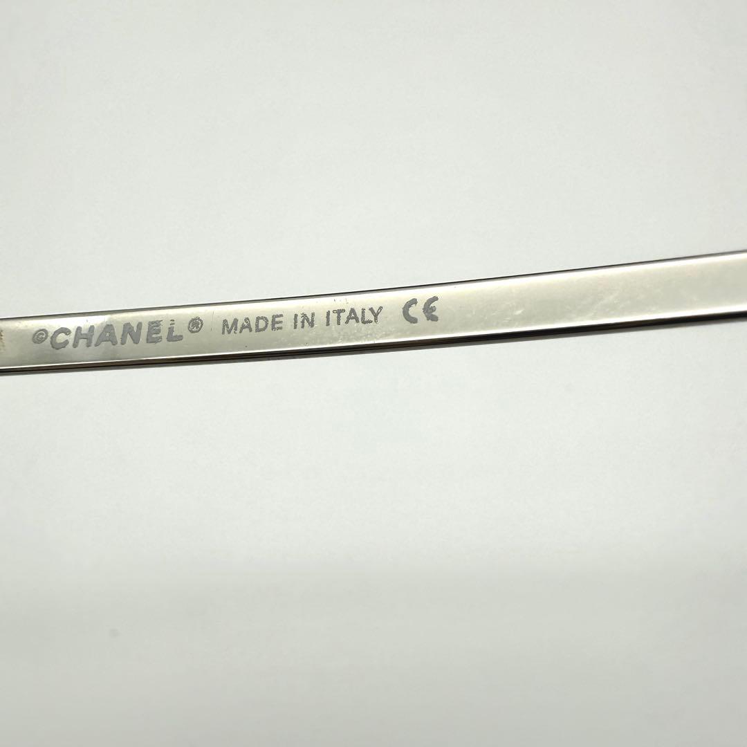 CHANEL サングラス 4099 リムレス グラデーション ブルー ココマーク