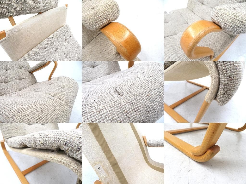 美品　天童木工　ブルーノマットソン　ハイバック　イージーチェア　ソファ　北欧