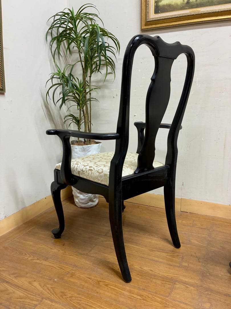 管407☆センチュリーファニチャー☆クイーンアン様式☆アームチェアー2脚