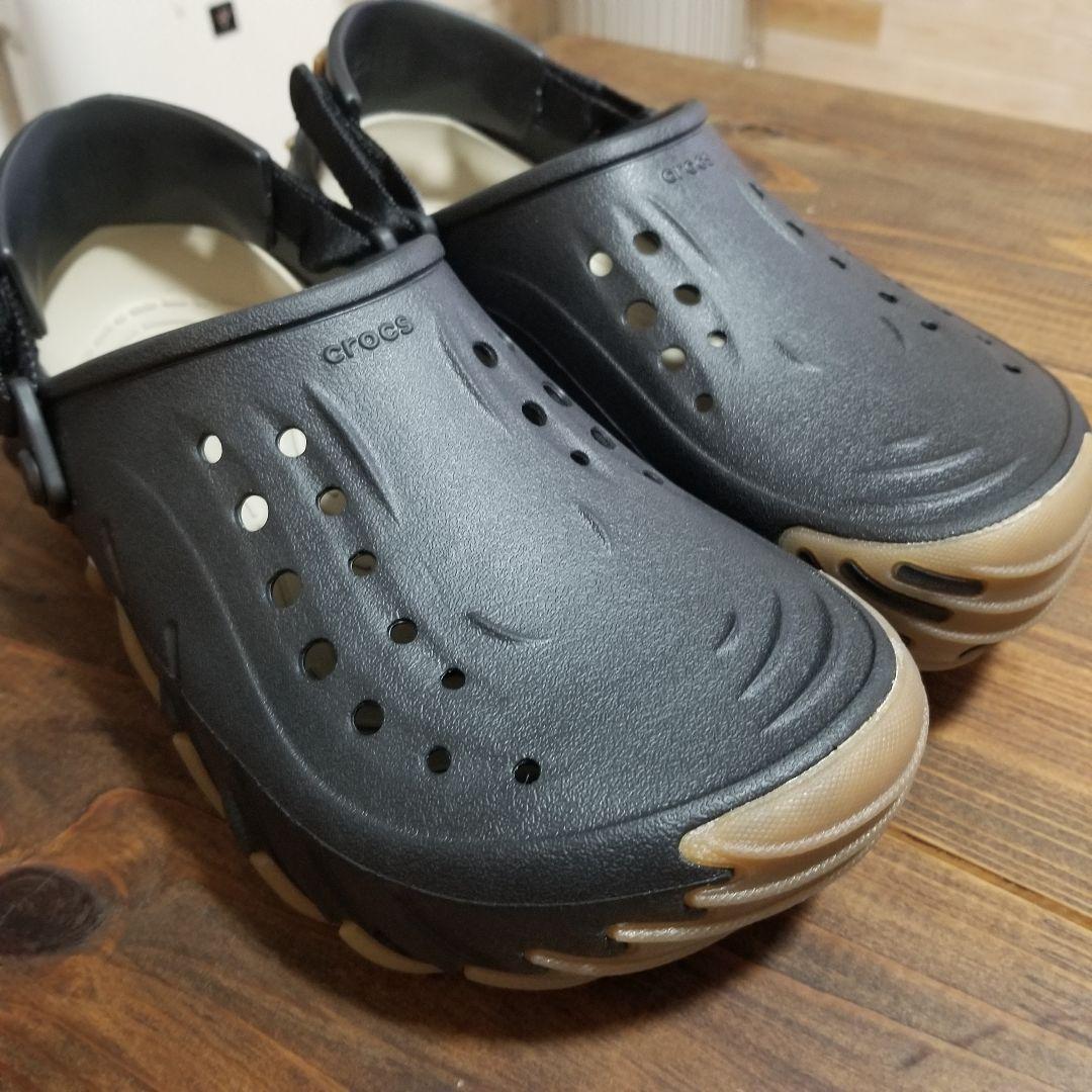 新品未使用　crocs　エコー ガム RO クロッグ　27 クロックス　厚底
