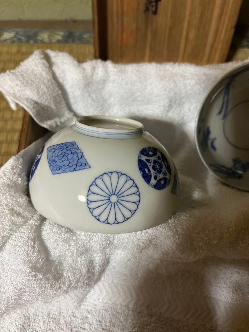 孝明天皇御下賜茶碗壱対