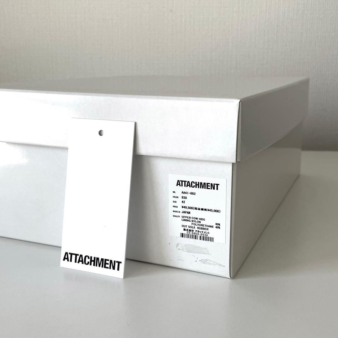 靴 ATTACHMENT 24SS CARF LEATHER SANDAL / 42