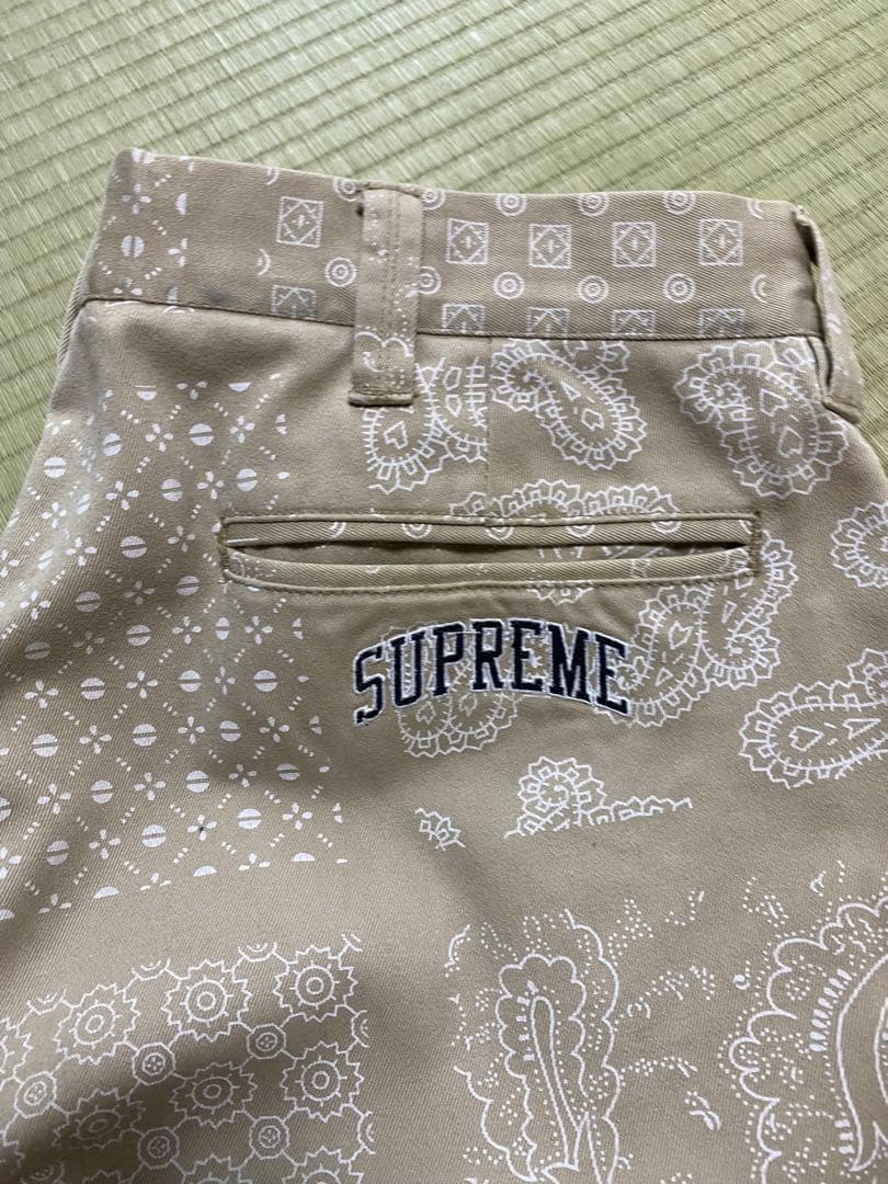 ぐ*ぅ様 Supreme バンダナ柄 チノパン 32