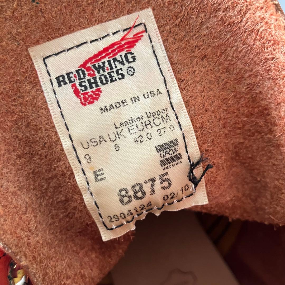 レッドウイング USA製 6-INCH CLASSIC MOC/27.0cm