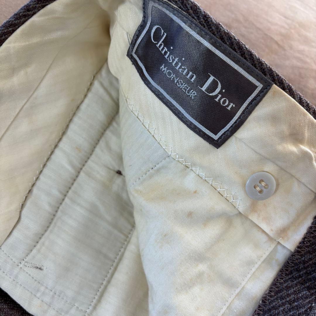 クリスチャンディオール　 ウール 100％ 上下 セットアップ 　ダブルボタン