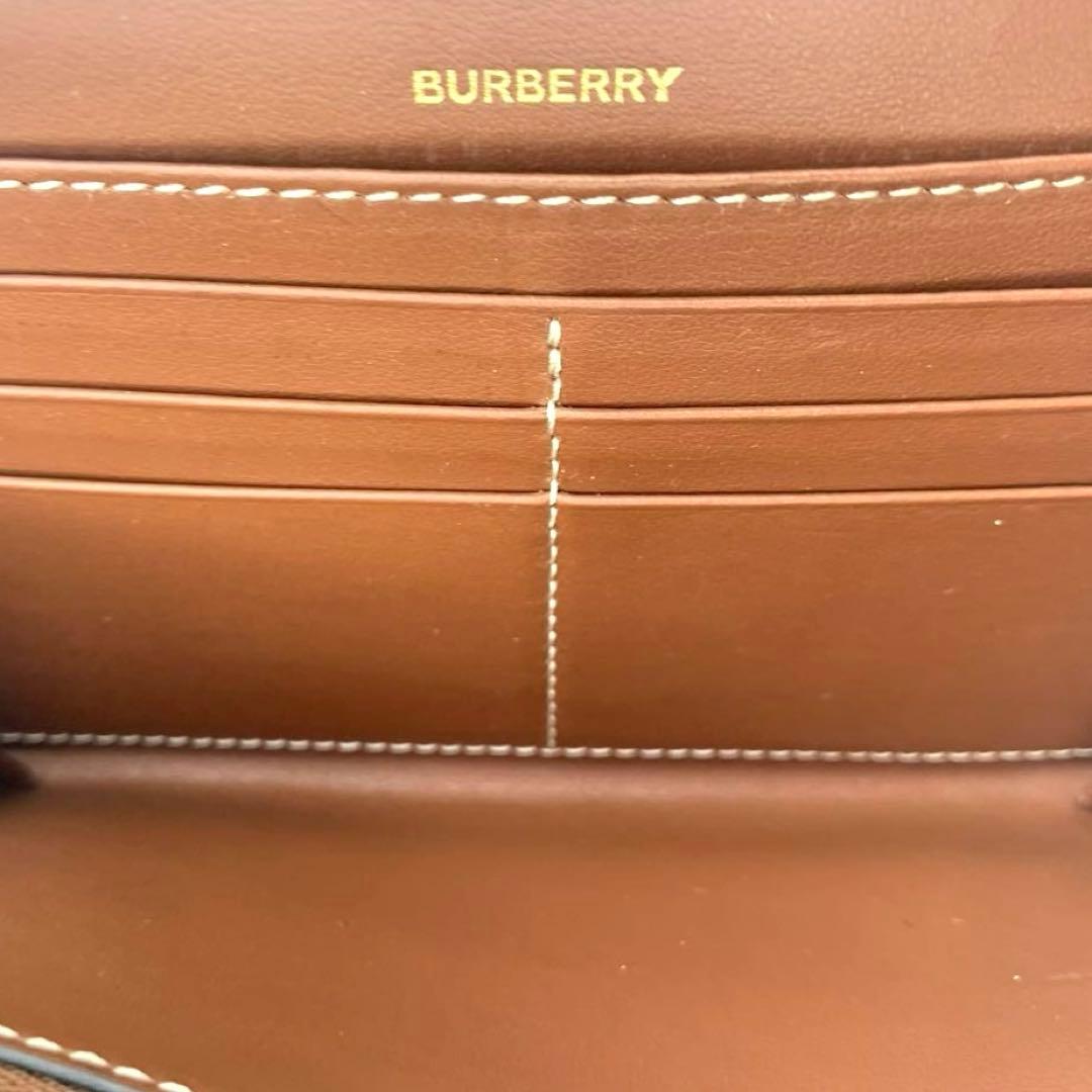 BURBERRY バーバリー ホースフェリープリント ラウンドジップ長財布
