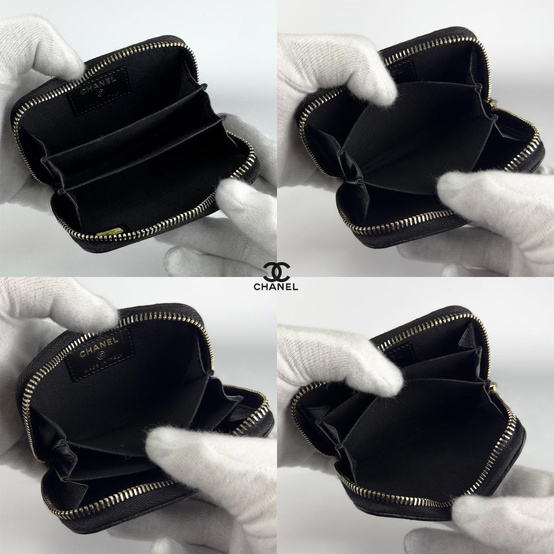 正規品　CHANEL シャネル　マトラッセ　ジップ　ケース　小銭入れ