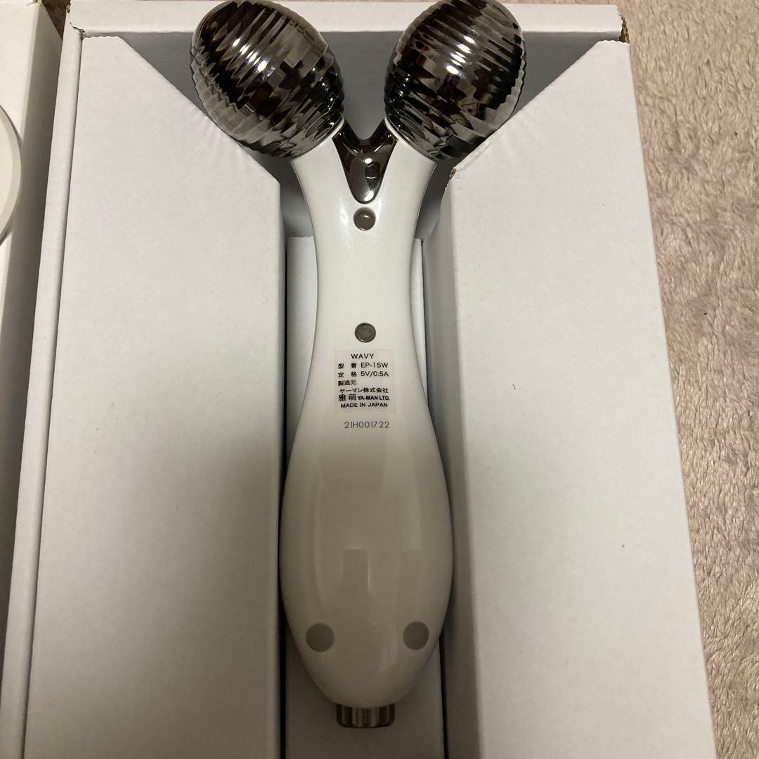 美品ヤーマン YAMAN WAVYmini EP-16W 美顔ローラー美顔器
