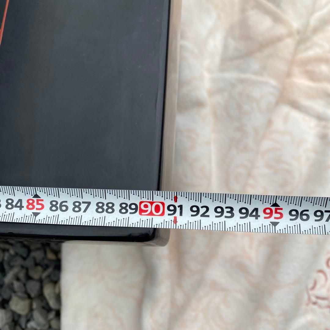 黒塗り 上品な ローテーブル 座卓 文机 書机　幅120cm