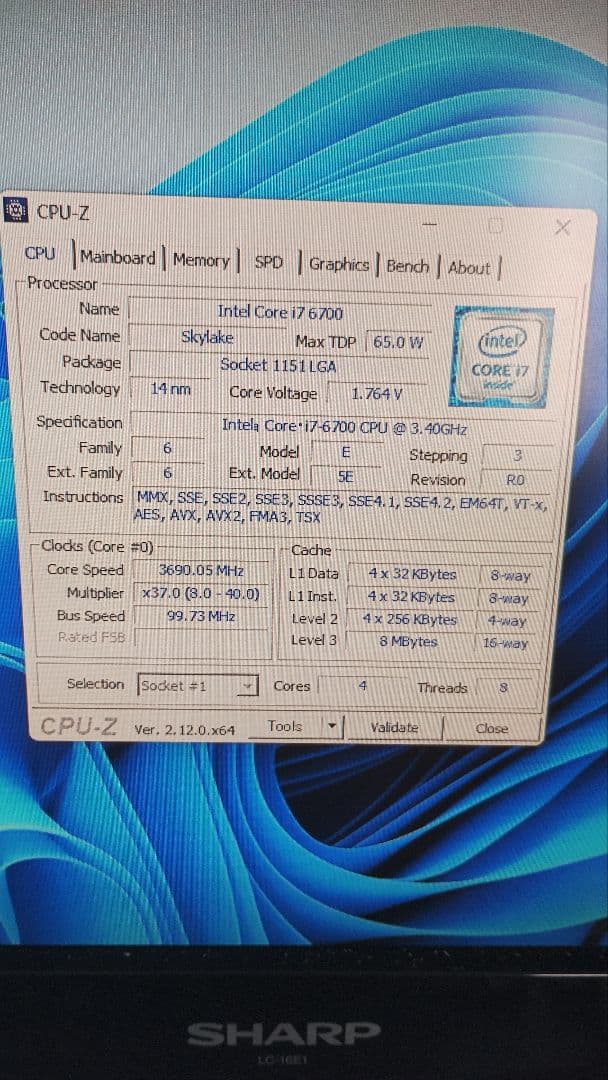 Windowsデスクトップ Win11 Core i7 6700 gtx750ti SSD512 16GB