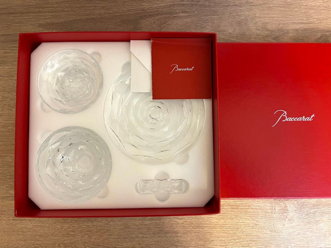 Baccarat バカラ　スウィング　アジアンセット　箱付　未使用　美品