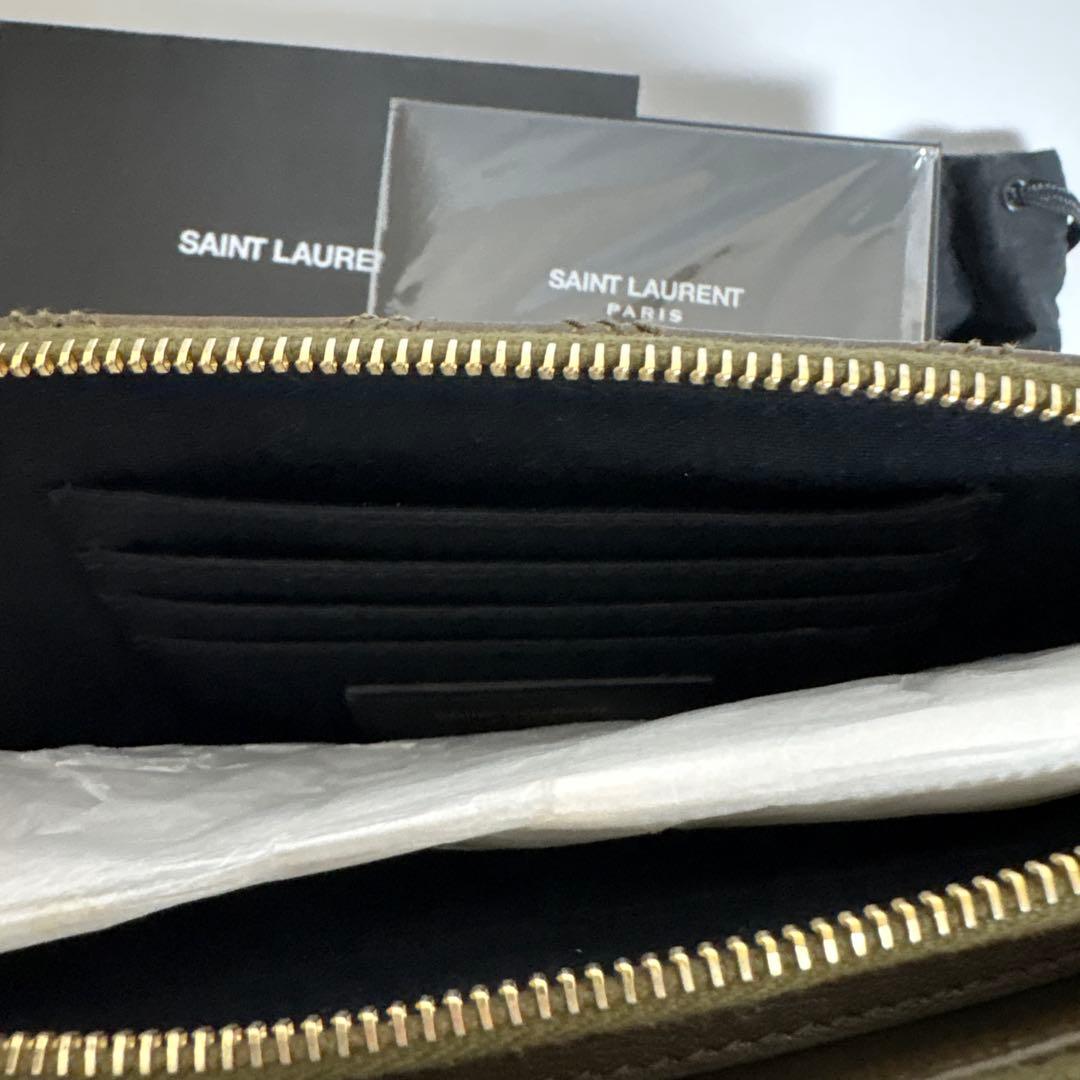 SAINT LAURENT サンローラン ダブルジップポーチ