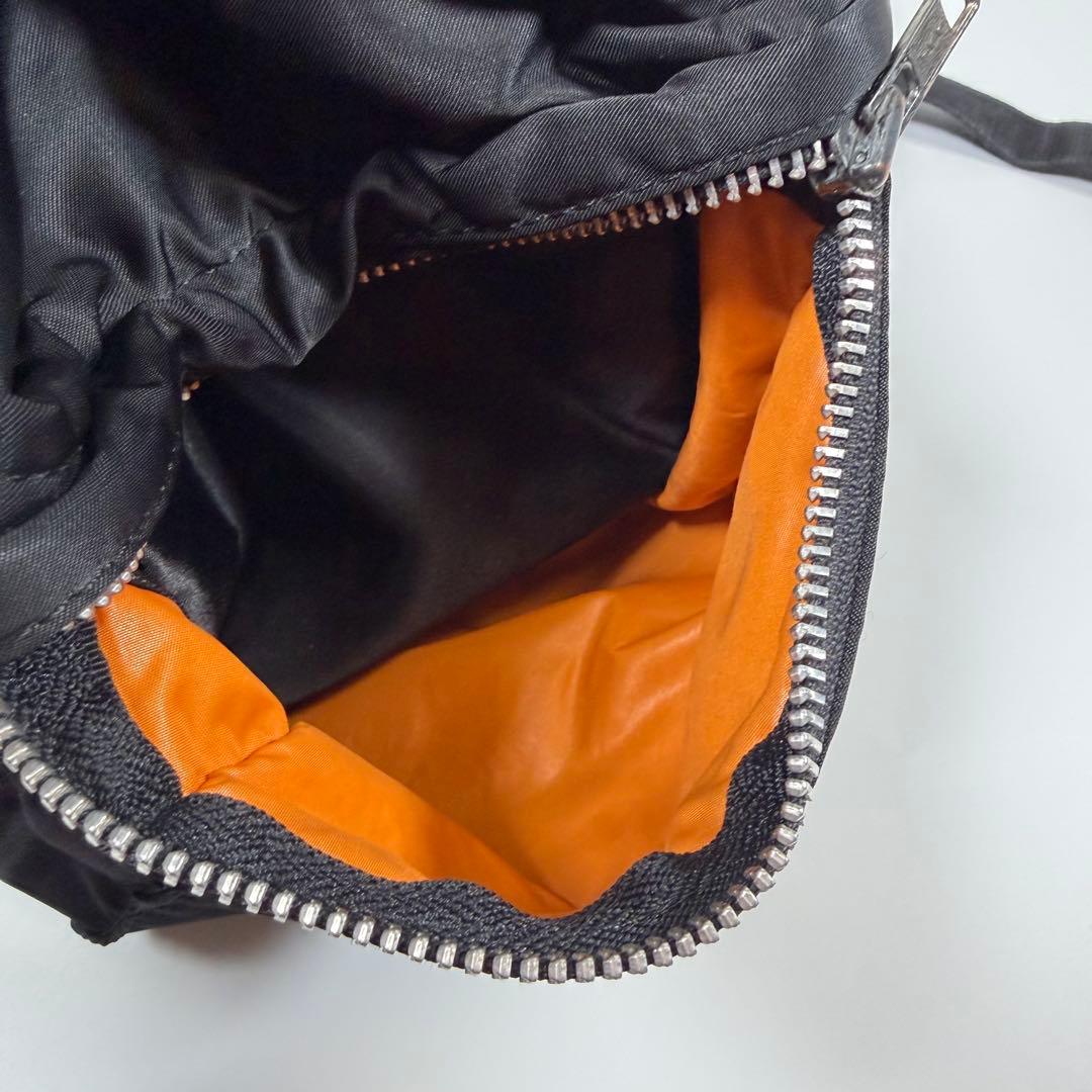 【美品】ポーター　リュック　バックパック　タンカー　ナイロン　巾着　ブラック