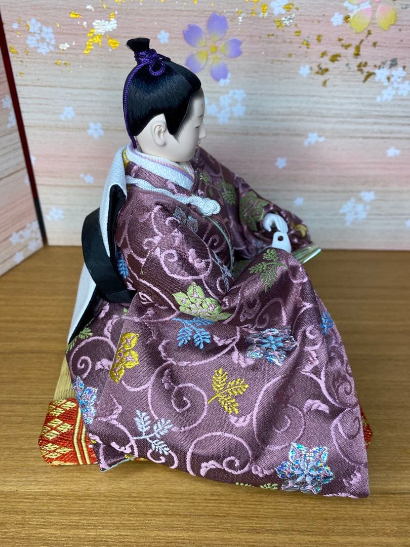 東京久月　雛人形　親王飾り収納セット・サイズ間口約５０×奥行約３０×高さ約４８㎝