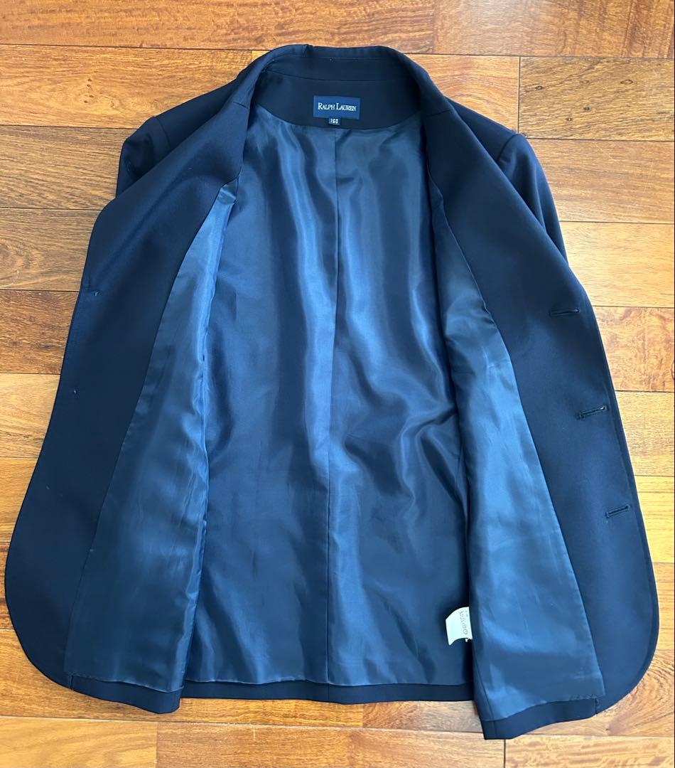 卒業式 男の子160 Ralph Laurenネイビーブレザー ネクタイ セット