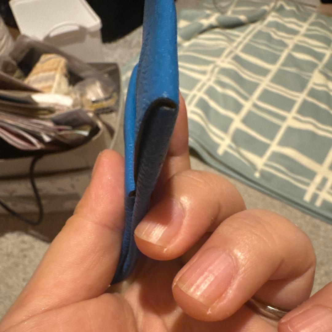 よっしーさん専用　HERMES 青いレザーケース