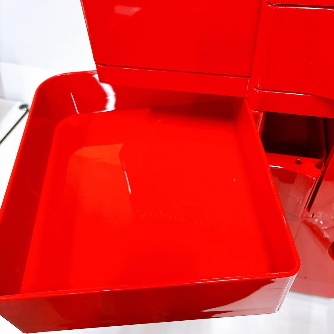 ★正規品★B-LINE ボビーワゴン3段4トレイ レッド赤