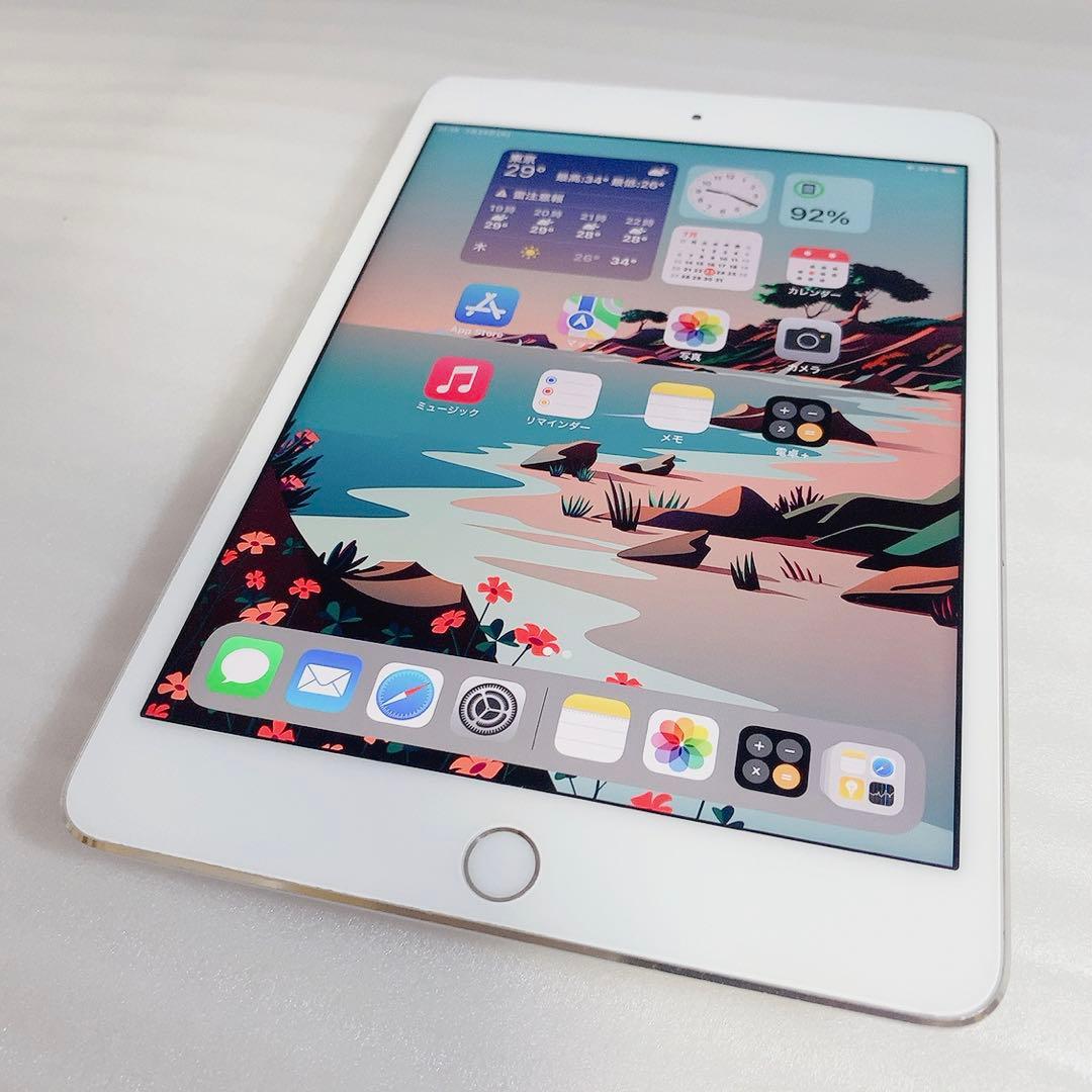 簡単タブレット設定のipad mini4 128GB【SIMフリー 】