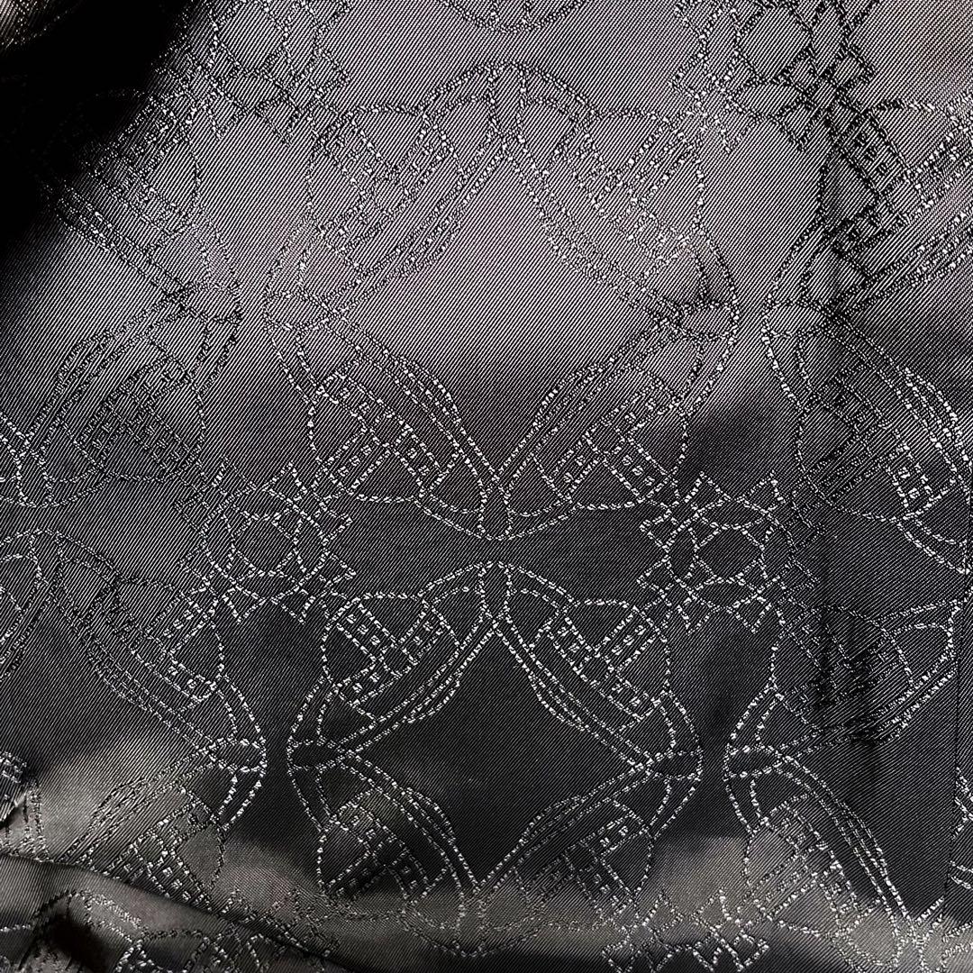 極美品【Vivienne Westwood】変形 襟 コート オーブ釦 総柄裏地