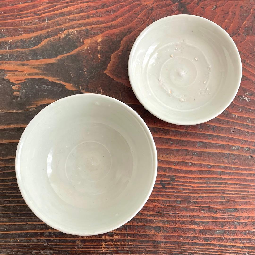 森岡成好 白磁 無垢碗 蓋付き碗 飯碗 茶碗 人気作家 検）李朝 民藝