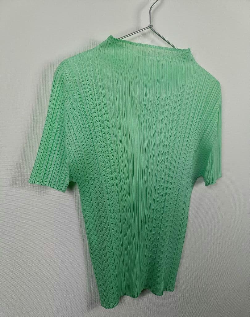 PLEATSPLEASE カットソー【サイズ3 L相当】【ミントグリーン】