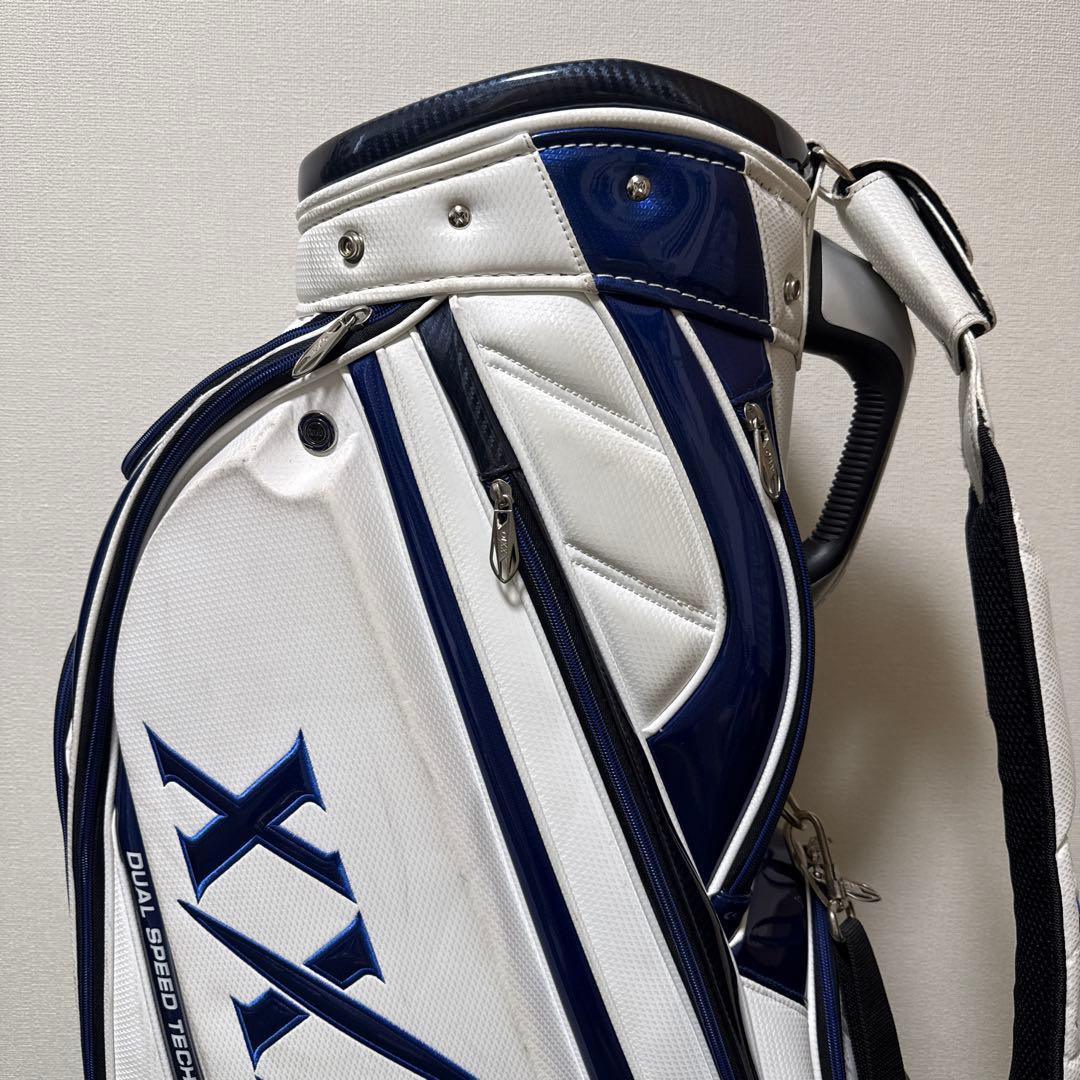 XXIO ゼクシオ キャディバッグ ホワイト 9.5型 ゴルフバッグ