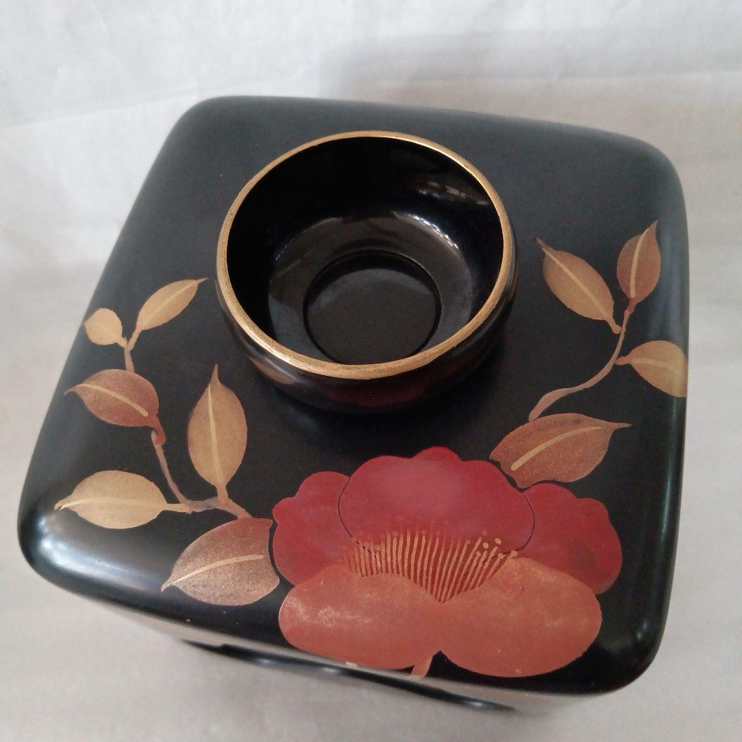 漆塗り　屠蘇器セット　天然木