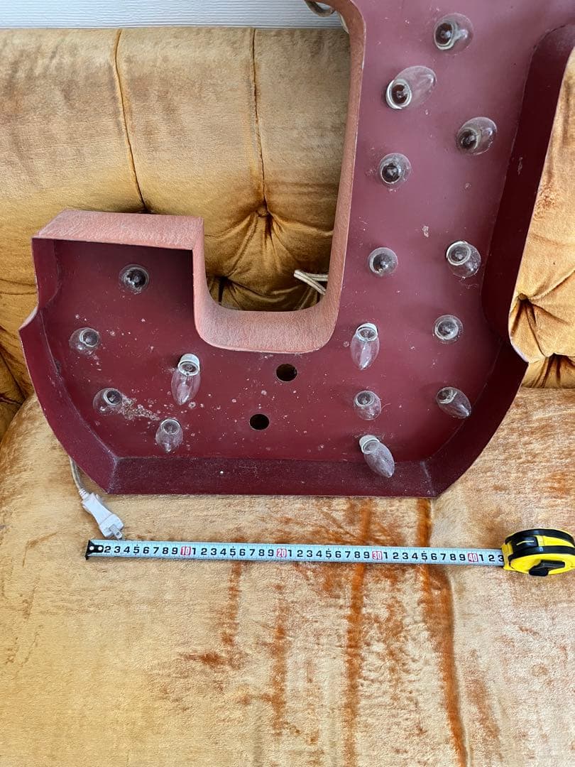 レア　GALLUP ギャラップ　ブリキ　ヴィンテージアルファベットライト