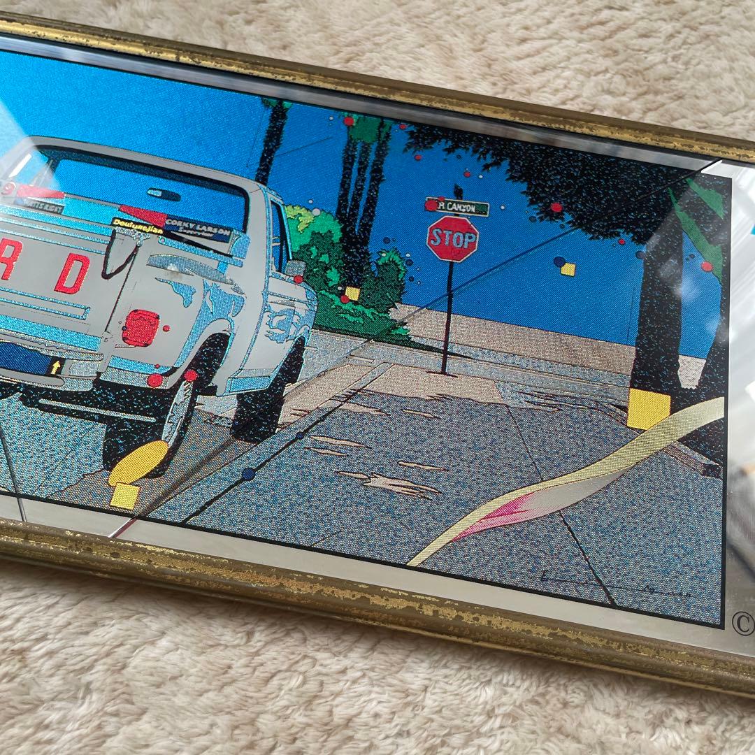 【当時モノ 希少】EIZIN SUZUKI 鈴木英人 インテリア ミラー